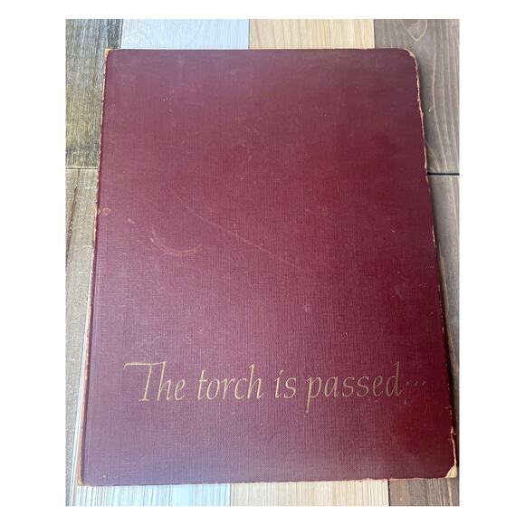 John F Kennedy Book THE TORCH IS PASSED Assassination of JFK Associated Press - Picture 1 of 7